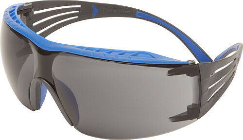 3M™ Schutzbrille SecureFit™ 400X, PC, grau, SGAF, blau/grau 