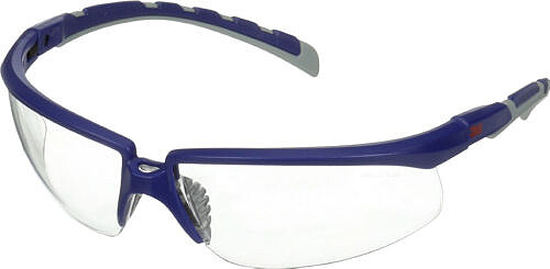 3M™ Schutzbrille Solus™ 2000, PC, klar, AS/AF, blau/grau 