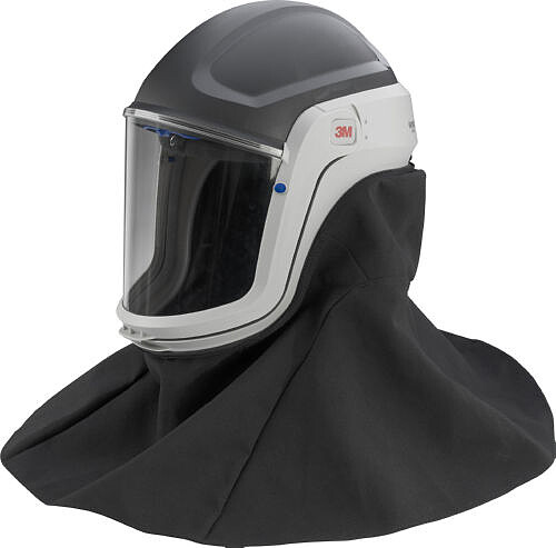 3M™ Schutzhelm M-406 mit Hals- und Schulterabdeckung, PC-Visier, klar 