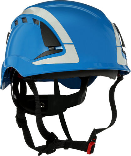 3M™ SecureFit™ Schutzhelm X5003, bel., Uvicator, Ratsche, reflektierend, blau 