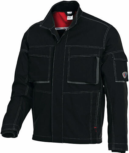 BP® Arbeitsjacke 1795 720 32, schwarz, lang, Gr. 44/​46