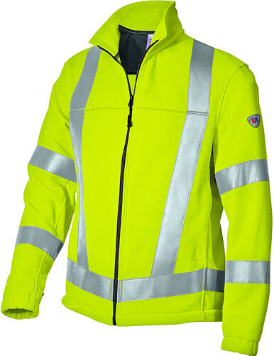 BP® Fleecejacke 2025 628 86, warngelb, Gr. 2XL 