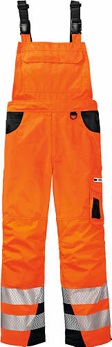 Warnschutz-Latzhose ALABAMA, warnorange/grau, Gr. 98 