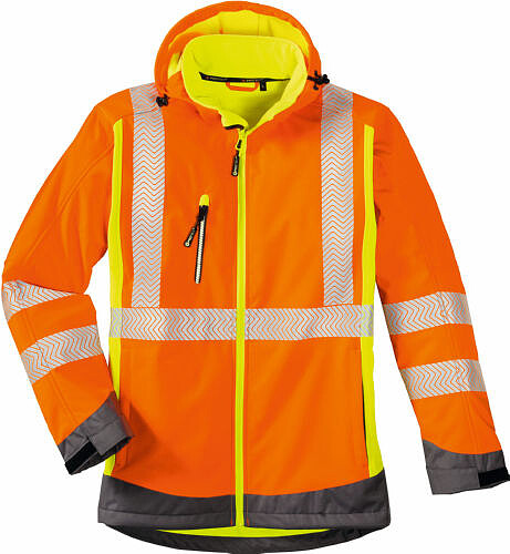 Warnschutz-Softshell-Jacke HOUSTON, warnorange, Gr. 4XL 