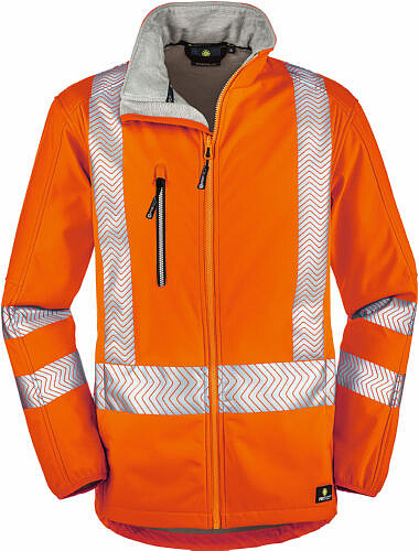 Warnschutz-Softshelljacke TYLER, warnorange, Gr. 5XL 