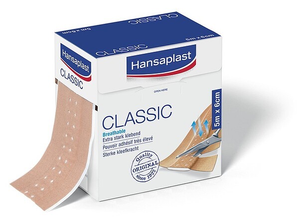 Hansaplast® Classic 5,​0 m x 6,​0 cm 