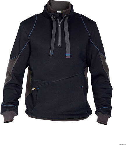 DASSY® Sweatshirt Stellar, nachtblau/anthrazitgrau, Gr. XL 