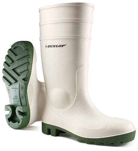 Dunlop Sicherheitsstiefel Protomastor safety, weiß/​grün (SB), Gr. 38