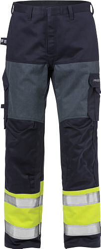 Flame High Vis Hose 2587 FLAM, warngelb/​marine, Gr. C146