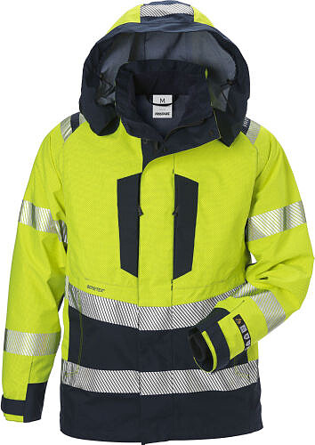 Flamestat High Vis GORE-TEX PYRAD® Jacke 4095 GXE, warngelb/marine, Gr. 2XL 