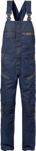 Latzhose 1555 STFP, marine/grau, Gr. C52 
