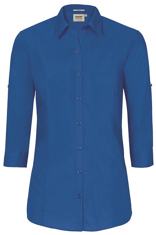 3/​4-Arm-​Vario Bluse Mikralinar® 120, royalblau, Gr. 2XL