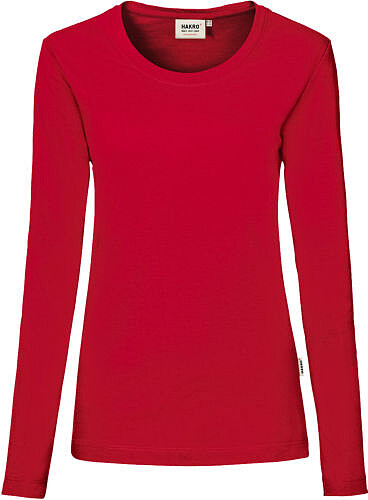 Damen Longsleeve Mikralinar® 179, rot, Gr. 3XL 