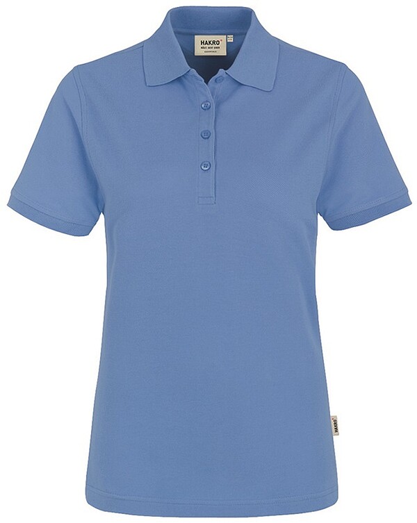 Damen Poloshirt Classic 110, malibu-blue, Gr. XS 