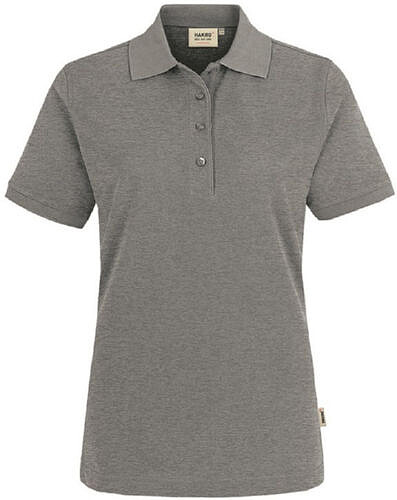 Damen-Poloshirt Mikralinar® 216, grau meliert, Gr. 4xl 