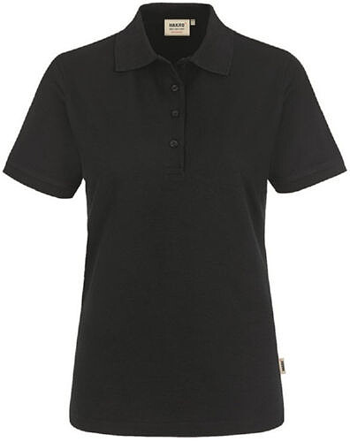 Damen-Poloshirt Mikralinar® 216, schwarz, Gr. 6XL 