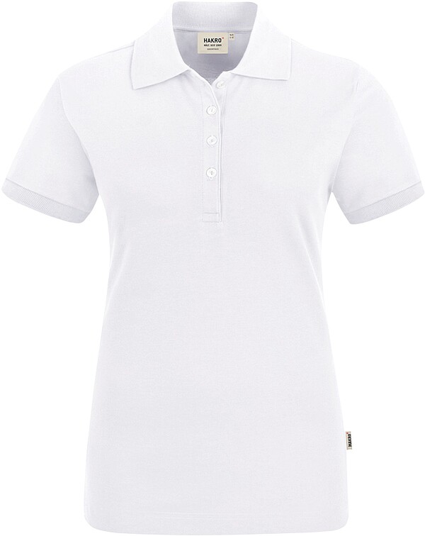 Damen Poloshirt Stretch 222, weiß, Gr. L 