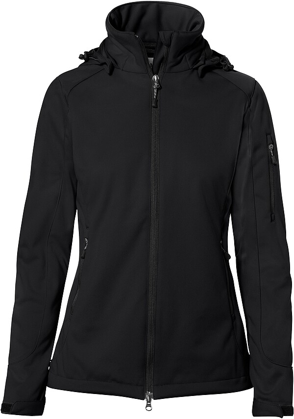 Damen Softshelljacke Alberta 248, schwarz, Gr. XS 