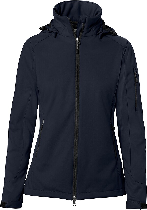 Damen Softshelljacke Alberta 248, tinte, Gr. L 