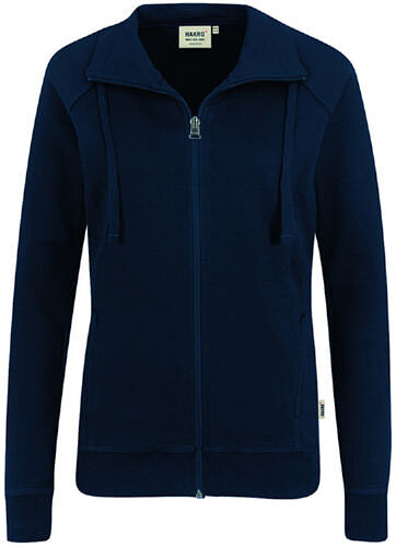 Damen Sweatjacke College 406, tinte, Gr. 2XL 