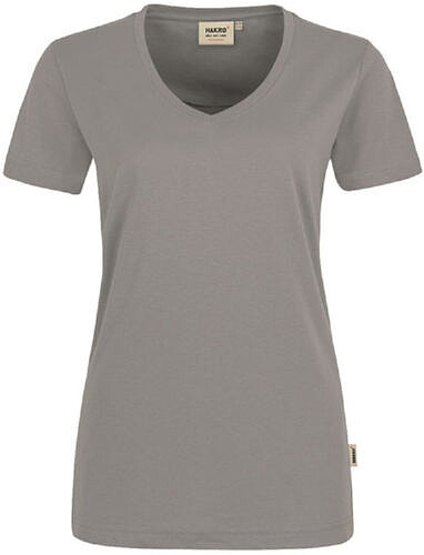 Damen V-Shirt Mikralinar® 181, titan, Gr. 5XL 