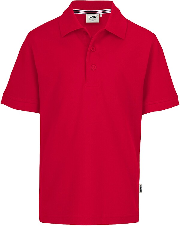 Kinder Poloshirt Classic 400, rot, Gr. 128 