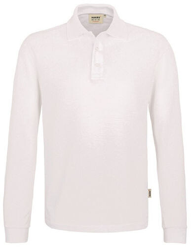 Longsleeve-​Poloshirt Mikralinar® 815, weiß, Gr. XS