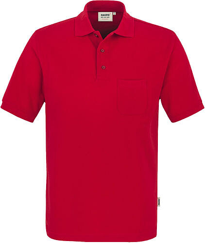 Pocket-Poloshirt Mikralinar® 812, rot, Gr. M 