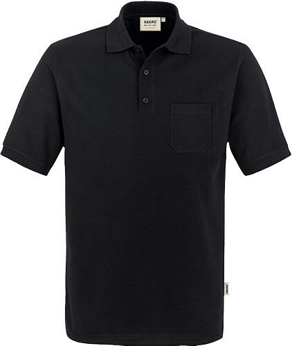 Pocket-Poloshirt Mikralinar® 812, schwarz, Gr. 5XL 
