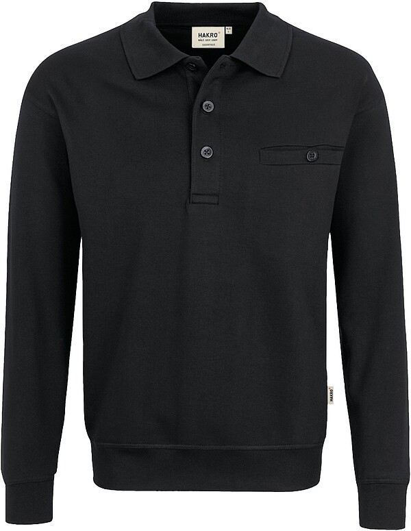 Pocket-Sweatshirt Premium 457, schwarz. Gr. 2XL 
