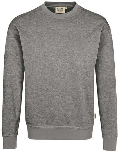 Sweatshirt Mikralinar® 475, grau meliert, Gr. XL