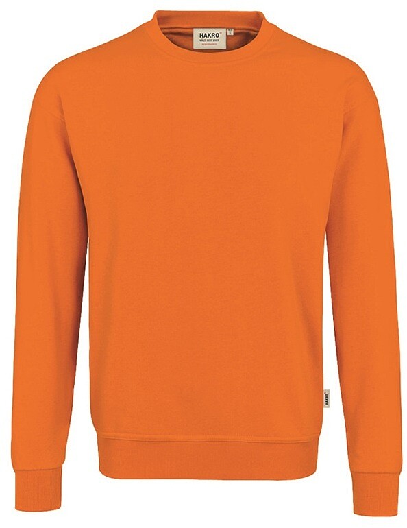 Sweatshirt Mikralinar® 475, orange, Gr. 5XL
