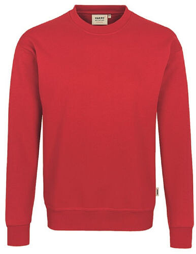 Sweatshirt Mikralinar® 475, rot, Gr. L 