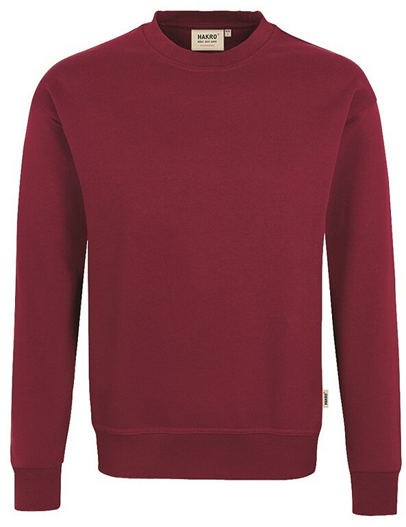 Sweatshirt Mikralinar® 475, weinrot, Gr. XS