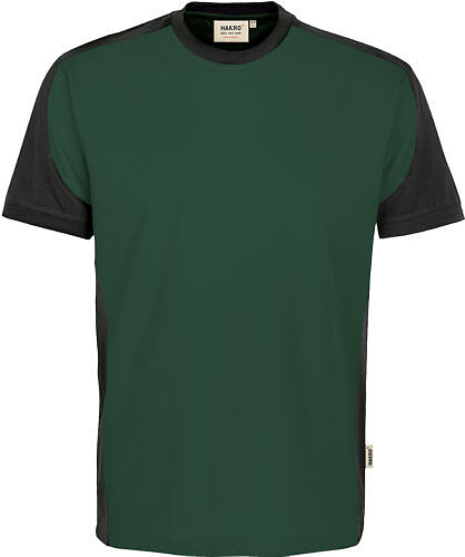 T-Shirt Contrast Mikralinar®, tanne/anthrazit 290, Gr. 6XL 