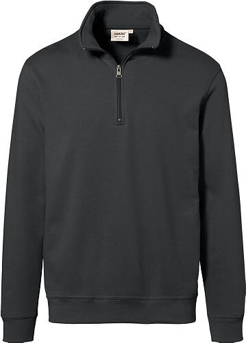 Zip-Sweatshirt Premium 451, anthrazit, Gr. 4XL 