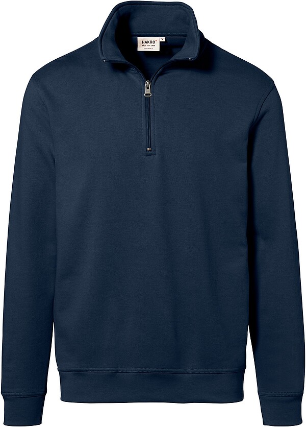 Zip-Sweatshirt Premium 451, marine, Gr. M 