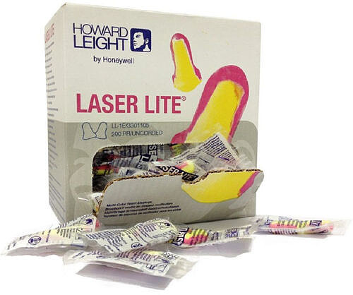 Gehörschutzstöpsel Laser Lite® ohne Band, 200 Paar (1 Pr pro Beutel) 