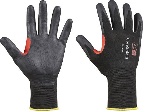 Mechanikschutzhandschuh CoreShield™ 18G BLACK MF A1/​A, Gr. 10