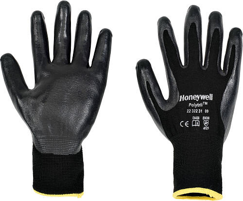 Mechanikschutzhandschuh Polytril™ Black, Gr. 9