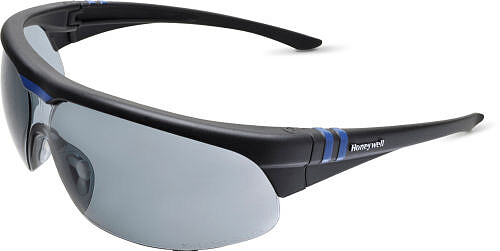 Schutzbrille Millennia® 2G, PC, grau, HC, schwarz/blau 