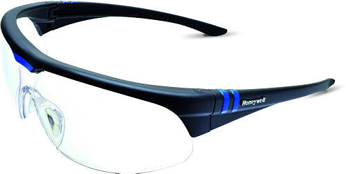 Schutzbrille Millennia® 2G, PC, klar, HC, schwarz/​blau