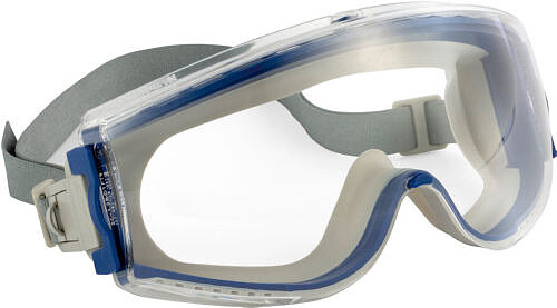 Vollsichtbrille Maxx-Pro®, PC, klar, FB, blau/grau 