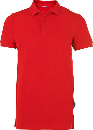 Herren Heavy Performance Poloshirt, rot, Gr. XL 