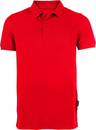 Herren Heavy Poloshirt, rot, Gr. S 