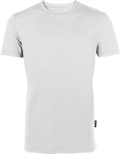 Herren Luxury Roundneck T-​Shirt, weiß, Gr. L 