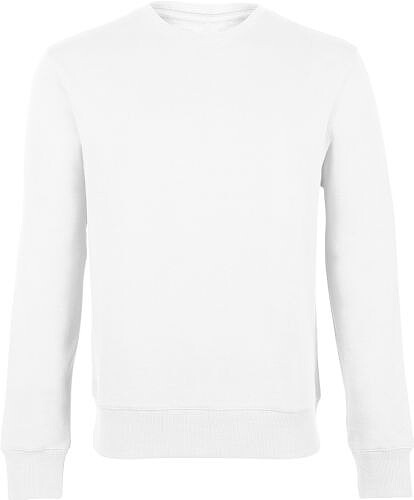 Unisex Sweatshirt, weiß, Gr. S 