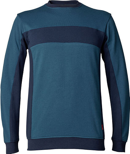 Evolve Sweatshirt 130181, stahlblau/dunkelblau, Gr. 4XL 