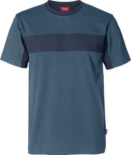 T-Shirt Evolve 130185, stahlblau/dunkelblau, Gr. L 