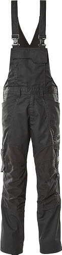MASCOT® ACCELERATE Latzhose mit Knietaschen 18569-442, 82 cm, schwarz, Gr. C60 